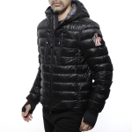 モンクレール MONCLER フーデッド ダウンジャケット ブラック メンズ ダウン アウター グースダウン  kavik 4189305 53071 999 GRENOBLE KAVIK グルノーブル