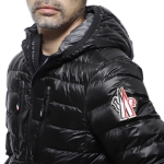 モンクレール MONCLER フーデッド ダウンジャケット ブラック メンズ ダウン アウター グースダウン  kavik 4189305 53071 999 GRENOBLE KAVIK グルノーブル