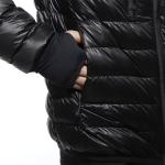 モンクレール MONCLER フーデッド ダウンジャケット ブラック メンズ ダウン アウター グースダウン  kavik 4189305 53071 999 GRENOBLE KAVIK グルノーブル