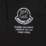 洋服モンクレール MONCLER パーカ フーディ ブラック メンズ 8g71910 v8187 999 MONCLER GENIUS 2 MONCLER 1952 MAGLIA GIROCOLLO