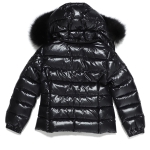 モンクレール MONCLER ダウンジャケット ブラック レディース アウター 親子 ペア プレゼント ギフト badyfur 4633625 c0061 999 BADYFUR バディーファー