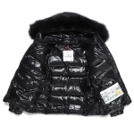 モンクレール MONCLER ダウンジャケット ブラック レディース アウター 親子 ペア プレゼント ギフト badyfur 4633625 c0061 999 BADYFUR バディーファー