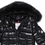モンクレール MONCLER ダウンジャケット ブラック レディース アウター 親子 ペア プレゼント ギフト badyfur 4633625 c0061 999 BADYFUR バディーファー