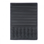 ボッテガヴェネタ BOTTEGA VENETA カードケース LEGGERO ネロ ブラック系 162156 vq131 1000s メンズ＆レディース