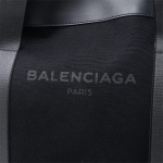 バレンシアガ BALENCIAGA トートバッグ ブラック メンズ キャンバス カジュアル NAVY TOTLE ネイビートート 374767 aq3an 1000 