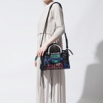 バレンシアガ BALENCIAGA ハンドバッグ 2WAY ブラック レディース ギフト プレゼント レザー 本革 ブラック クロ 黒 GRAFFITI CLASSIC CITY グラフティ クラシック シティ 431621 