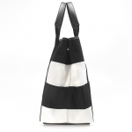 バレンシアガ BALENCIAGA バッグ レディース トートバッグ ホワイト×ブラック 黒 NAVY CABAS M [ネイビーカバ]  339936 K9H3N 1085