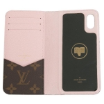 ルイヴィトン iphoneケース LOUIS VUITTON レディース スマホケース IPHONE X/XR/XS/XS MAX フォリオ モノグラム ローズ・バレリーヌ M68686 プレゼン