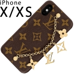 ルイヴィトン iPhone X/XR/XS/XS MAX バンパー モノグラム チェーンチャーム アイフォンケース アイフォンカバー LV ロゴ アイフォンX アイフォンXS M63899