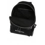 バレンシアガ  BALENCIAGA カーフレザーのトリムが新鮮☆デニムバックパック 409010 9DH1N 1090