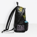 バレンシアガ BALENCIAGA Explorer バックパック ホワイト刺繍ロゴ 5032210FE351080