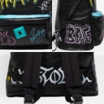 バレンシアガ BALENCIAGA Explorer バックパック ホワイト刺繍ロゴ 5032210FE351080