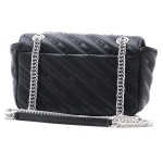 バレンシアガ BALENCIAGA ショルダーバッグ ブラック レディース ギフト プレゼント レザー 本革  BB ROUND S 501681 0hian 1000