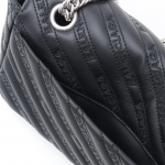 バレンシアガ BALENCIAGA ショルダーバッグ ブラック レディース ギフト プレゼント レザー 本革  BB ROUND S 501681 0hian 1000