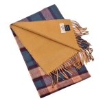 エルメスマフラー HERMES Back to School カシミア マフラー グリーン×キャメル [メンズ] H393745T 05