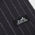 エルメス HERMES カシミア100％ 大判 ストール ストライプ ブルー基調 [レディース] H259895S 01