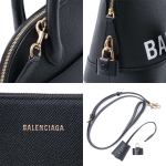 バレンシアガ BALENCIAGA ハンドバッグ 2WAY ブラック レディース ギフト プレゼント レザー 本革  VILLE ビル 518873 0ot0m 1000