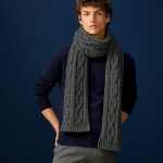 エルメスマフラー HERMES ニットマフラー トリ マイヨン 男女OK カシミヤ H393762T 05
