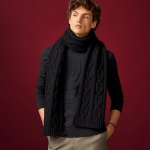 エルメス HERMES ニットマフラー トリ マイヨン 男女OK カシミヤ H393762T 03