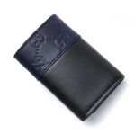 GUCCIキーケース MISTRAL LEATHER ブラック×ブルー ブラック系 256433 cwd3n 1070 メンズ