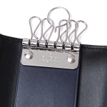 GUCCIキーケース MISTRAL LEATHER ブラック×ブルー ブラック系 256433 cwd3n 1070 メンズ