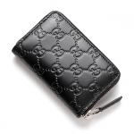 グッチ GUCCI カードケース GUCCISSIMA ブラック ブラック系 255452 cwc1n 1000 レディース