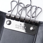 グッチ GUCCI キーケース GUCCISSIMA ブラック ブラック系 237509 cwc1r 1000 メンズ＆レディース