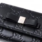 グッチ GUCCI キーケース GUCCISSIMA ブラック ブラック系 388682 cwc1g 1000 レディース