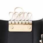 グッチ GUCCI キーケース GUCCISSIMA ブラック ブラック系 369673 cwc1g 1000 レディース