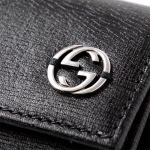 グッチ キーケース インターロッキングG LEATHER ブラック ブラック系 256337 aru0n 1000 メンズ