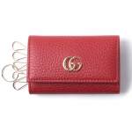 グッチ GUCCI キーケース PETITE MARMONT LEATHER ハイビスカスレッド レッド系 456118 ca00g 6433 レディース