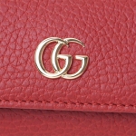 グッチ GUCCI キーケース PETITE MARMONT LEATHER ハイビスカスレッド レッド系 456118 ca00g 6433 レディース