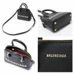 BALENCIAGA バレンシアガ  TOP HANDLE XXS レザー 2way ミニバッグ ショルダーバッグ ポシェット カラー1000 レディース  525050 0OT0M VILLE​