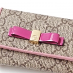 グッチ GUCCI キーケース GGスプリーム ベージュ×エボニー×ピンク ベージュ系 388682 klqug 8431 レディース