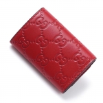 グッチ GUCCI キーケース GUCCISSIMA ハイビスカスレッド レッド系 388682 cwc1g 6433 レディース