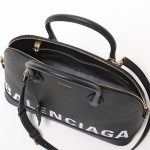 BALENCIAGA バレンシアガ  VILLE TOP HANDLE M レザー ハンドバッグ ショルダーバッグ  519036 0OTAM 1000