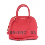 バレンシアガ BALENCIAGA バッグ 2WAYバッグ 【ビルトップハンドル：VILLE TOP HANDLE XXS】  レッド系 525050 0OT0M