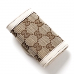 グッチ GUCCI キーケース SUKEY ベージュ×エボニー×ホワイト ホワイト系 282432 fafxg 9761 レディース