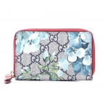グッチ GUCCI カードケース GGブルームス ベージュ×ブルー×レッド ブルー系 421310 ku2ig 8492 レディース