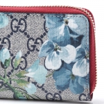 グッチ GUCCI カードケース GGブルームス ベージュ×ブルー×レッド ブルー系 421310 ku2ig 8492 レディース