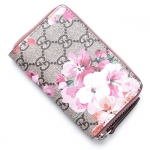 グッチ GUCCI カードケース GGブルームス ベージュ×エボニー×アンティークローズ ピンク系 421310 ku2in 8693 レディース