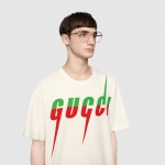 グッチ GUCCI ブレード プリント コットンTシャツ 565806 XJAZY 9037