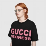 グッチTシャツGUCCI SEXINESS オーバーサイズ Tシャツ 616036 XJCK1 1024