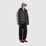 グッチ GUCCI GGジャカード ナイロン ダウンコート 598725 Z8AFZ 1043