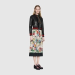 グッチ GUCCI ラッフル レザー ボンバージャケット 458155 XG324 1060