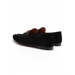 GUCCI ホースビット ウェブ ストライプ付き スエードローファー 581513 1M620 1074