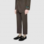 GUCCI ホースビット ウェブ ストライプ付き スエードローファー 581513 1M620 1074