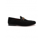 GUCCI ホースビット ウェブ ストライプ付き スエードローファー 581513 1M620 1074