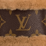 ルイヴィトン靴 Louis Vuitton ミュール 1A876Z モノグラム ミンクファー