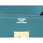 エルメス  ショルダーバーキン/コバルト×シルバー金具 he-ba-3325